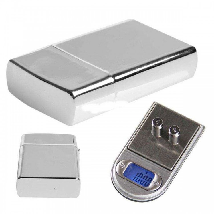 Precision Digital Scale in the Shape of a Zippo Lighter