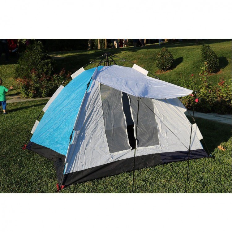 4-Person Fully Automatic Cordless Canopy Window Tent