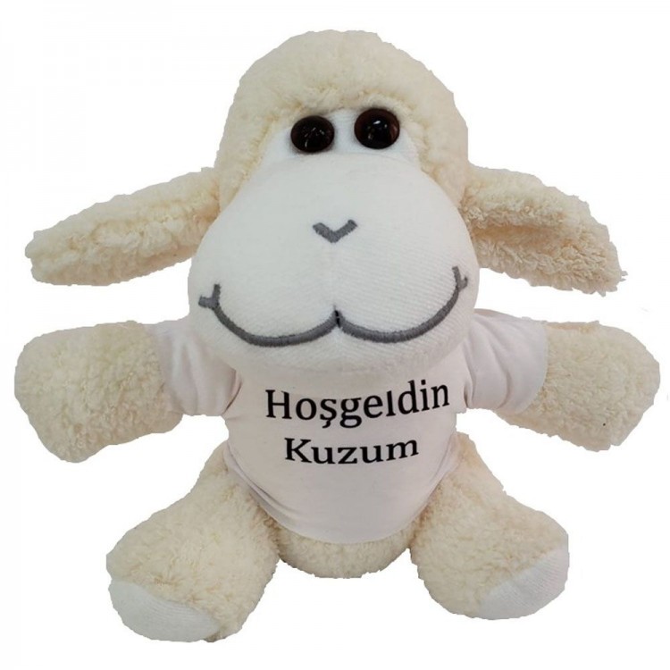 Welcome, My Little One T-Shirted Plush Lamb