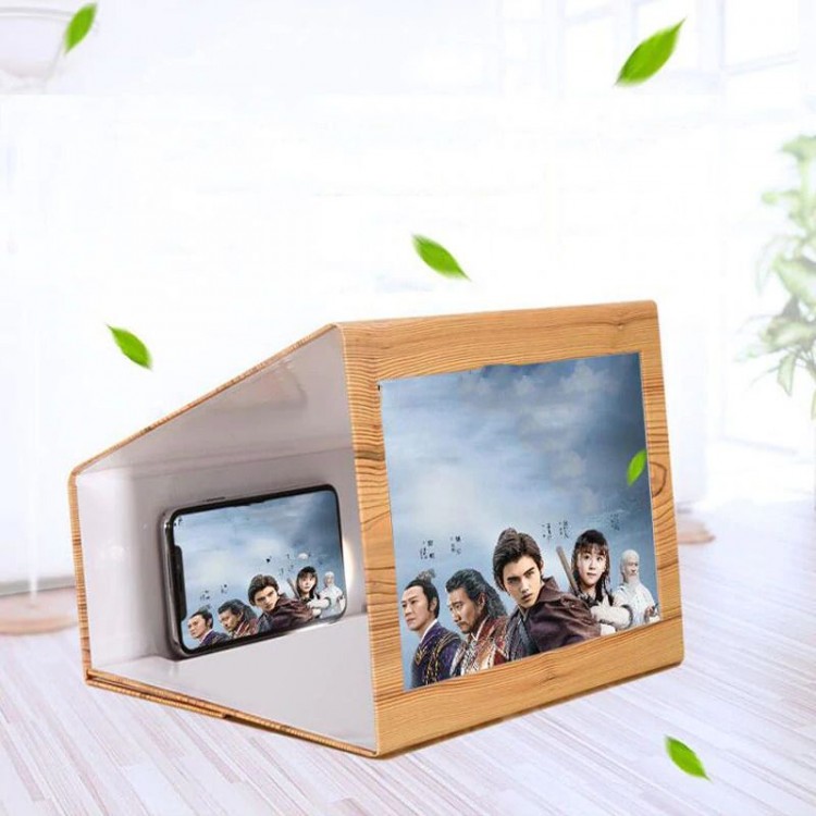 3D Wooden Mobile Phone Screen Magnifier 3D Wooden Mobile Phone Screen Magnifier