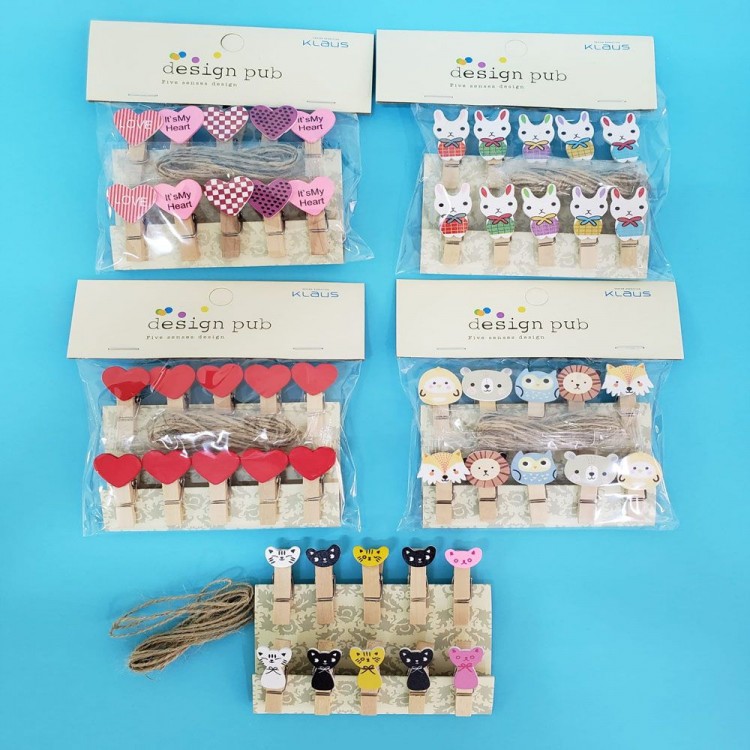 Figurine String Note Clip Figurine String Note Clip