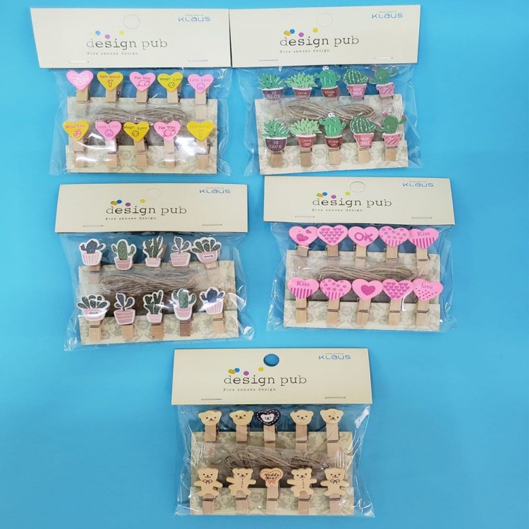 Figurine String Note Clip