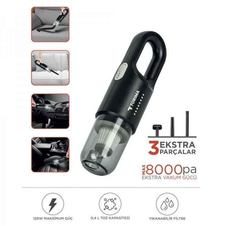 Rechargeable Handheld Vacuum Cleaner Black A031S Rechargeable Handheld Vacuum Cleaner Black A031S