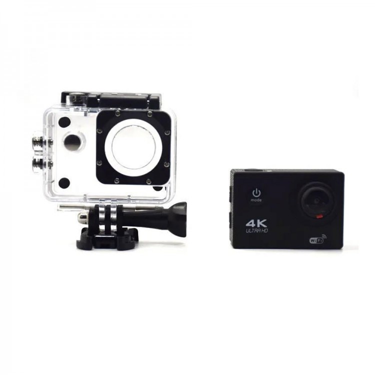 4K Ultra Hd Wifi Waterproof Action Camera Black AC-01