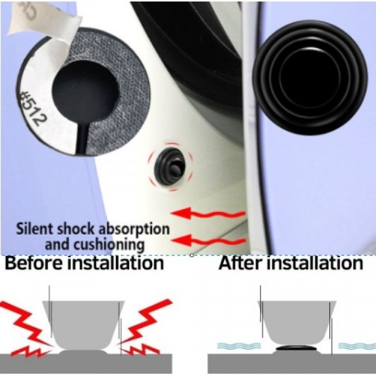 Car Door Impact Absorbing Pad Set