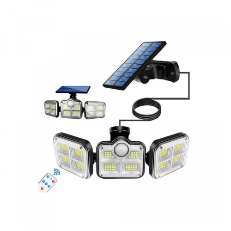 Remote-Controlled 122 LED Sensor Garden Light Remote-Controlled 122 LED Sensor Garden Light