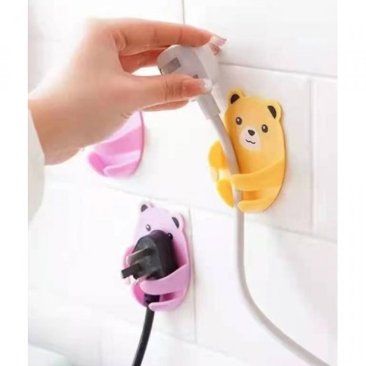 Cute Bear-Patterned Plug Holder Cute Bear-Patterned Plug Holder