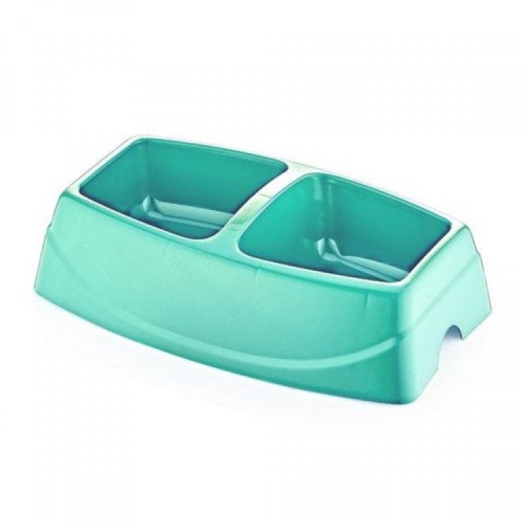 Mikopet Double Small Food Bowl