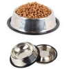 Stainless Steel Metal Food Bowl 15 cm.