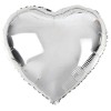 Heart-Shaped Foil Balloon 5 Pieces 45 cm Silver Color