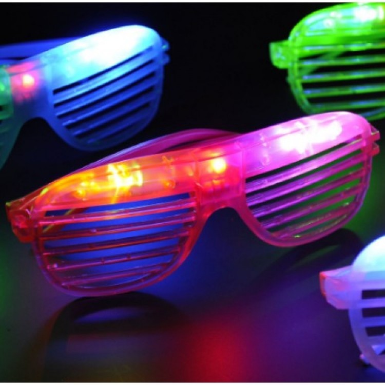 Led Işıklı Renkli Panjur Gözlük 12 Adet Led Işıklı Renkli Panjur Gözlük 12 Adet