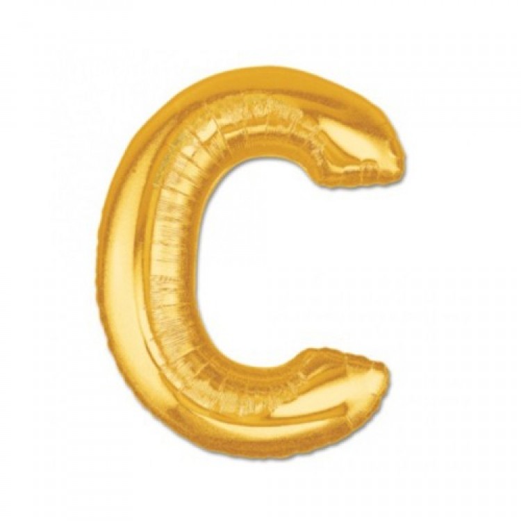 Gold Foil Letter Balloon