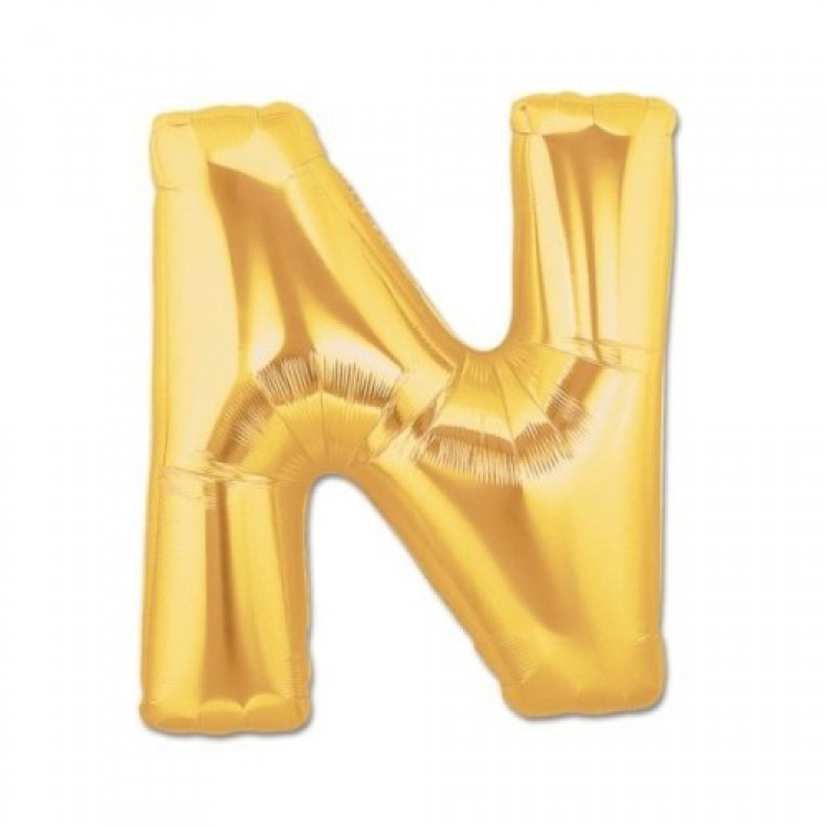 Gold Foil Letter Balloon