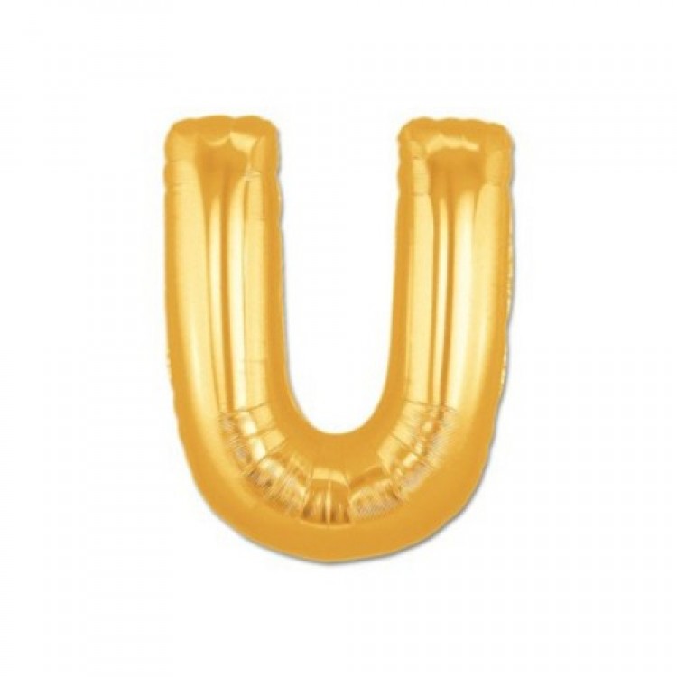 Gold Foil Letter Balloon 1 Meter