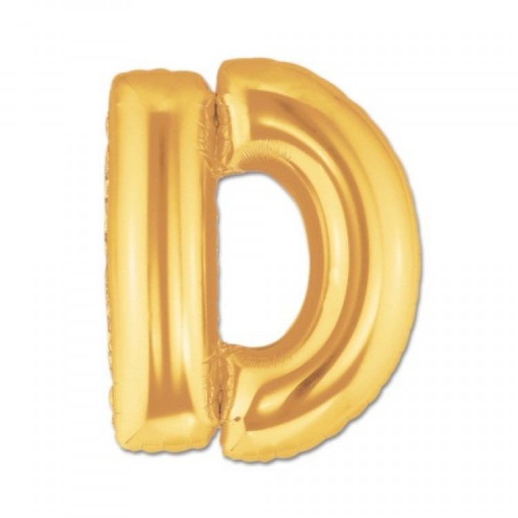 Gold Foil Letter Balloon 1 Meter