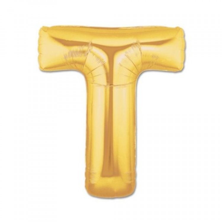 Gold Foil Letter Balloon