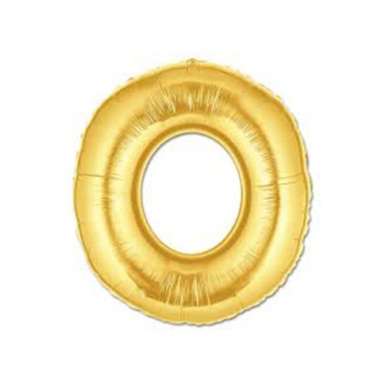 Gold Foil Letter Balloon 1 Meter