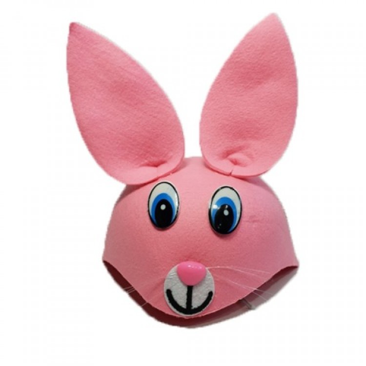 Children's Rabbit Hat Pink