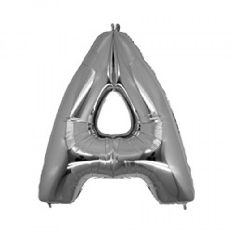 Silver Foil Balloon 1 Meter Silver Foil Balloon 1 Meter