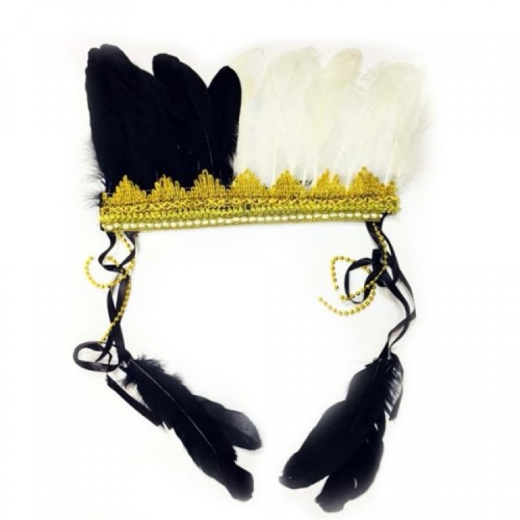 Native American Feather Party Headpiece
