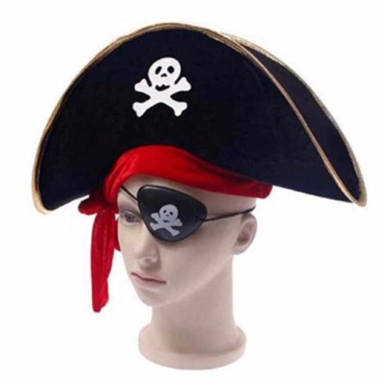 Pirate Hat Eye Patch Set