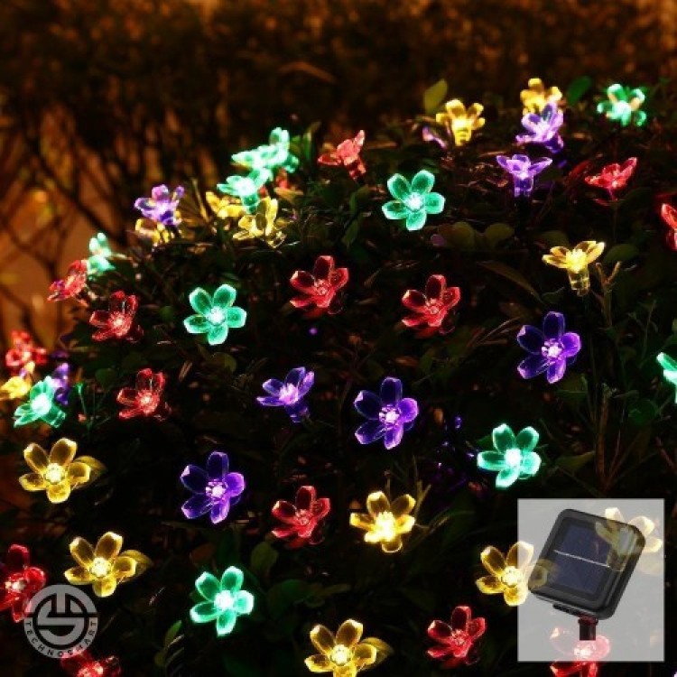 Solar Flower RGB Decorative Lamp Solar Flower RGB Decorative Lamp