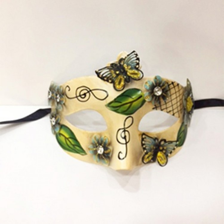 Green Butterfly Party Mask