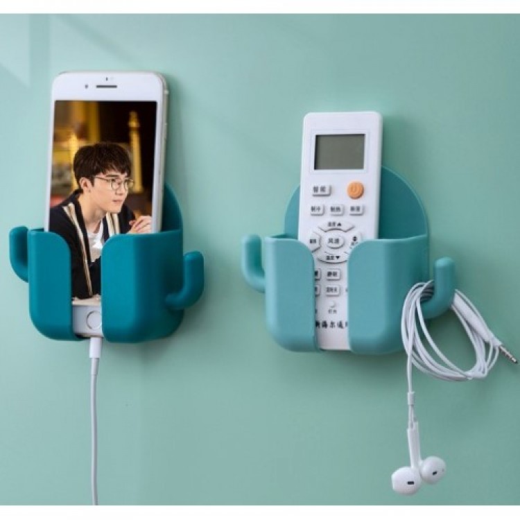 Hooked Remote Control and Phone Stand