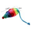 Rope Mouse Cat Toy with Rattle
