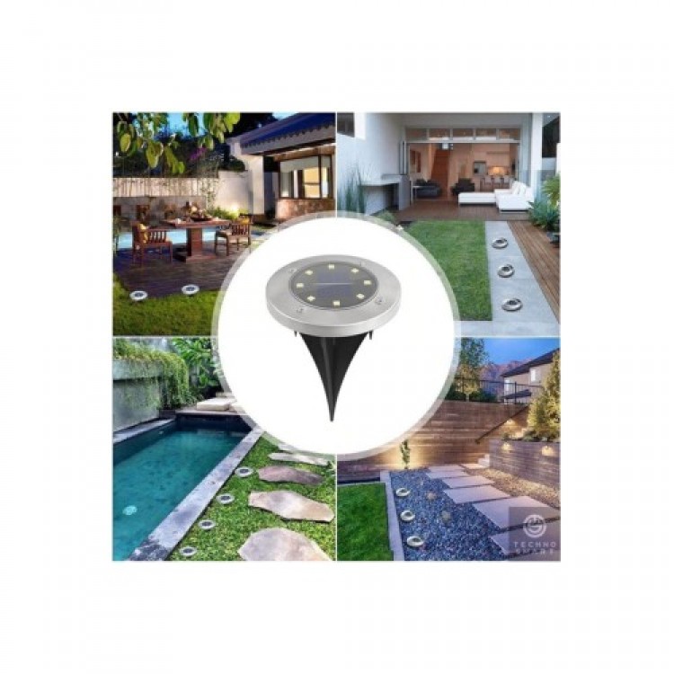 Solar-Powered Garden Lighting Set, 4 Pieces Solar-Powered Garden Lighting Set, 4 Pieces