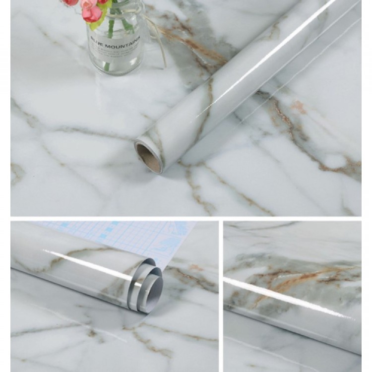 Marble Patterned Adhesive Countertop Foil 5M Marble Patterned Adhesive Countertop Foil 5M