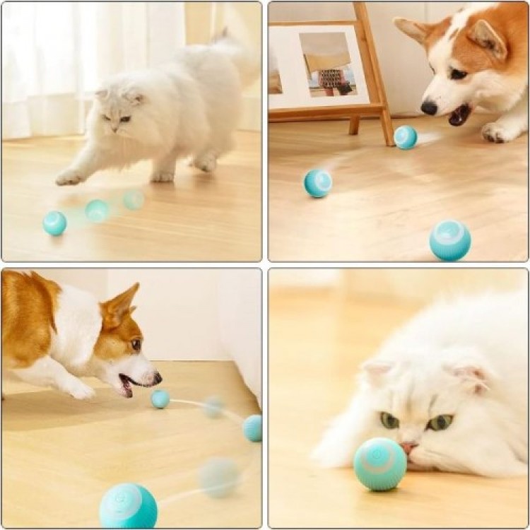 Interactive Cat Dog Rechargeable Toy Ball Interactive Cat Dog Rechargeable Toy Ball