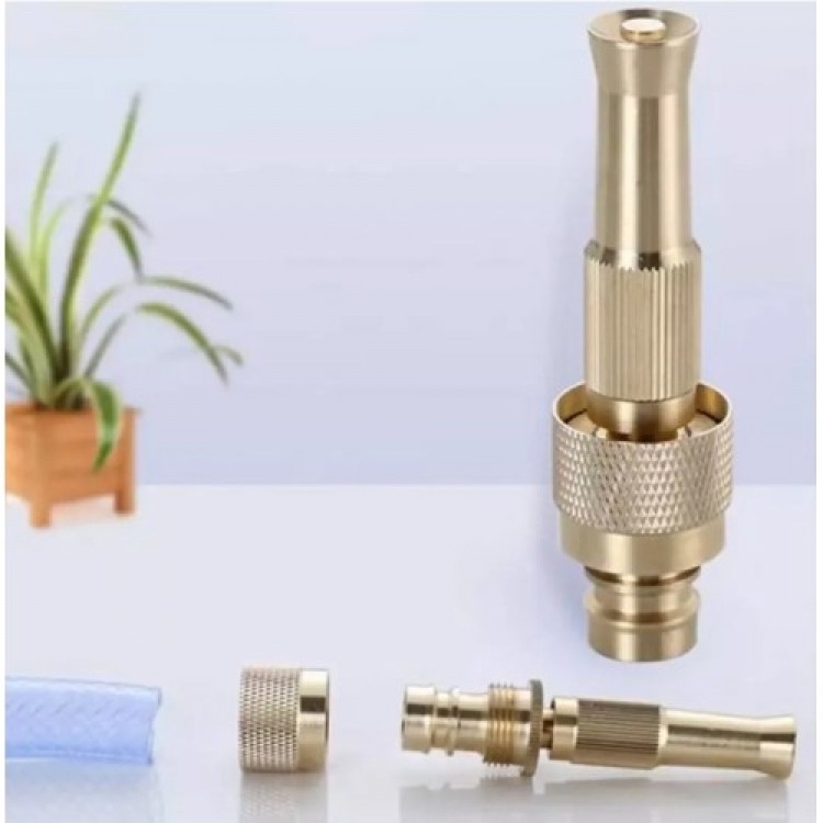 Gold Adjustable Pressure Hose Nozzle Gold Adjustable Pressure Hose Nozzle