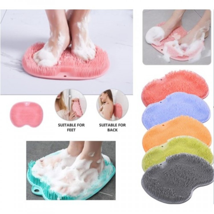 Suction Cup Bathroom Back Brush and Massage Mat Suction Cup Bathroom Back Brush and Massage Mat