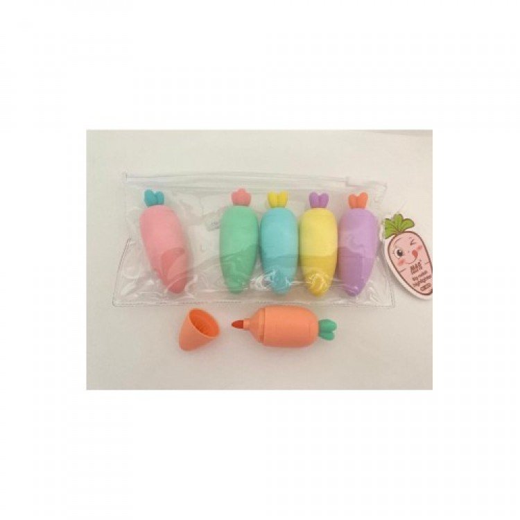 Carrot Design Highlighter Set Carrot Design Highlighter Set