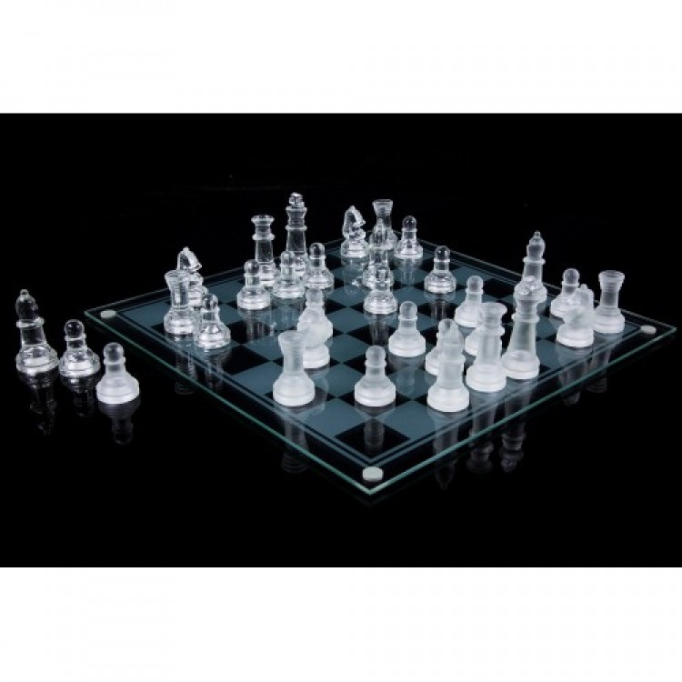 Glass Chess Set (25 cm x 25 cm)