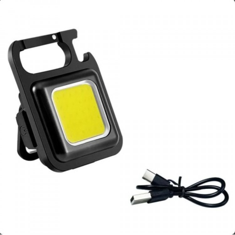 LED Flashlight with 4 Modes and Flash Feature  Keyring Flashlight