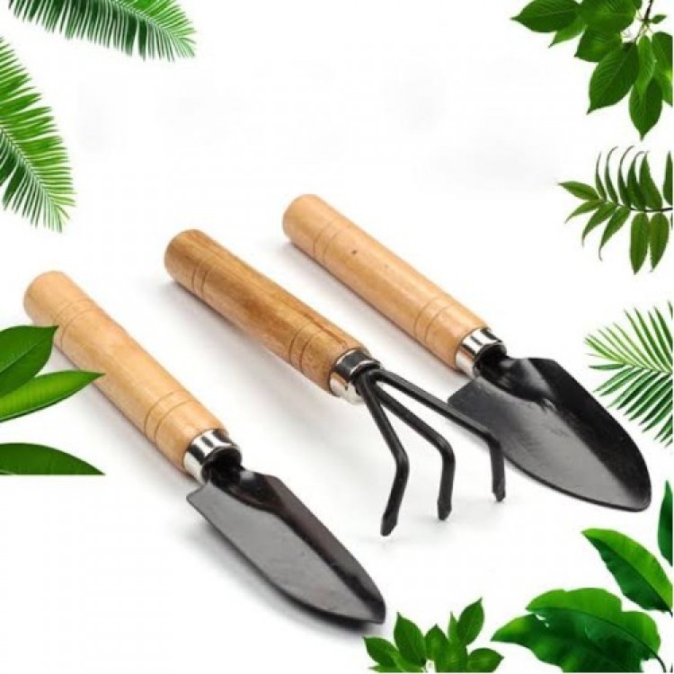 Mini Wooden Hobby Garden Set, 3 Pieces Mini Wooden Hobby Garden Set, 3 Pieces