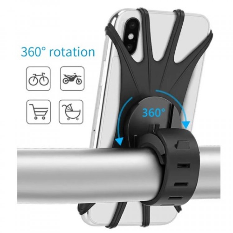 Silicone Flexible Bike Phone Holder Silicone Flexible Bike Phone Holder
