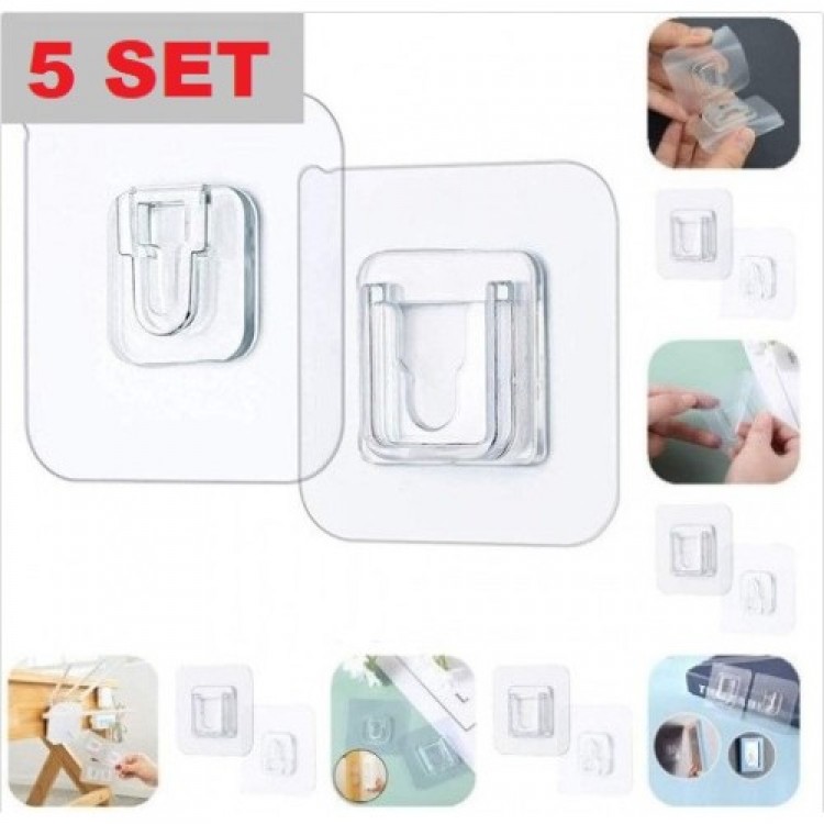 Sliding Clip Item Fastening Hanger 5 Set