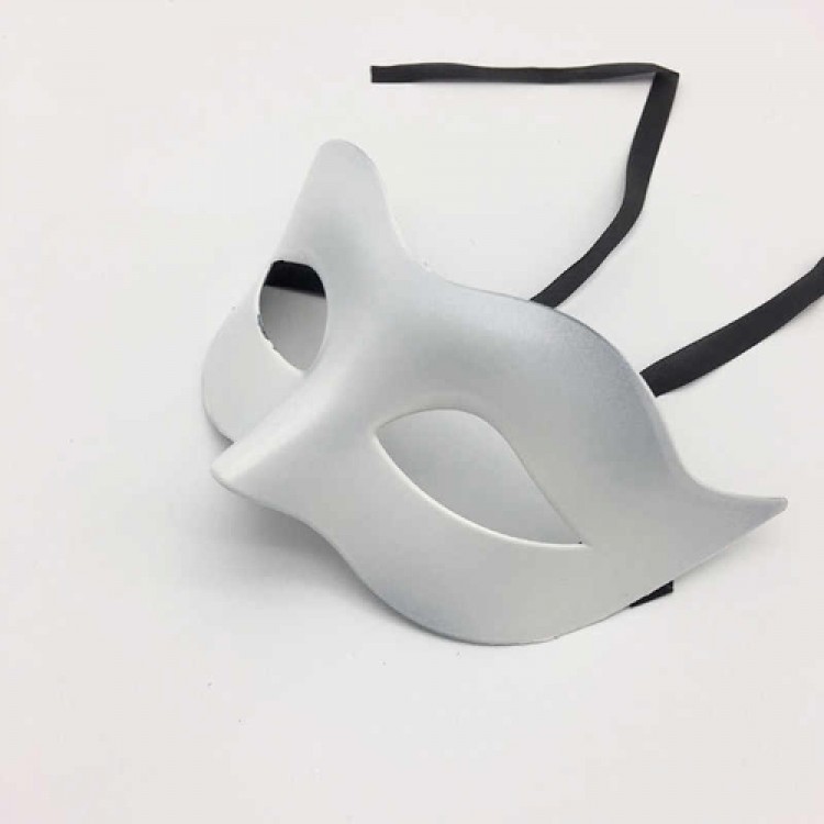 Prom Party Mask White