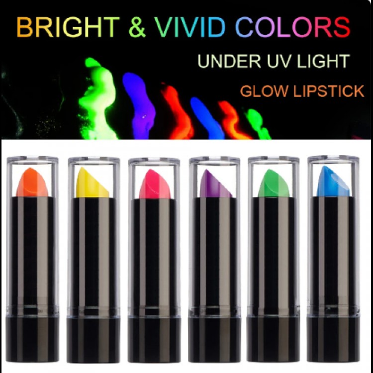 Neon Lipstick Set That Glows in the Dark