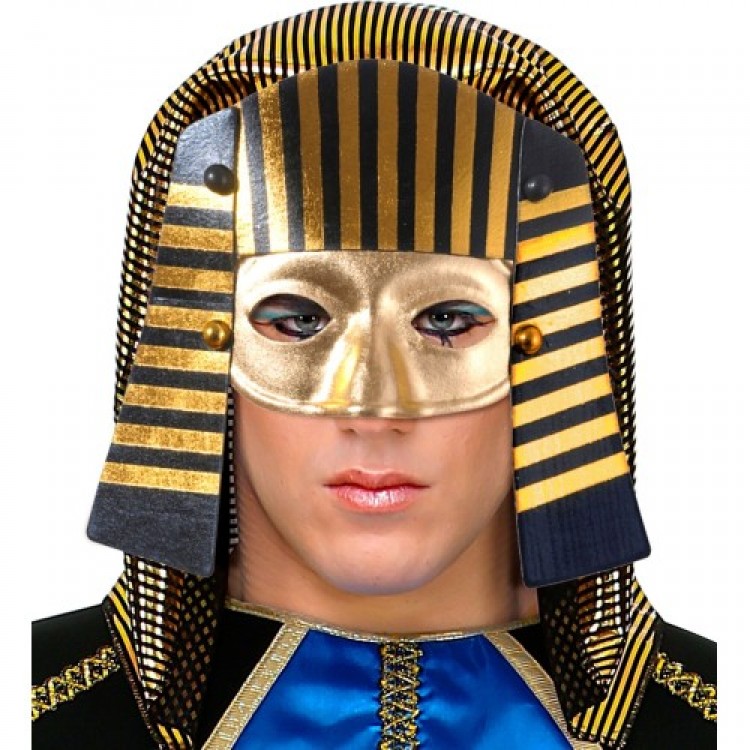 Egyptian Mask Rubber Pharaoh Mask 21x23 cm Egyptian Mask Rubber Pharaoh Mask 21x23 cm
