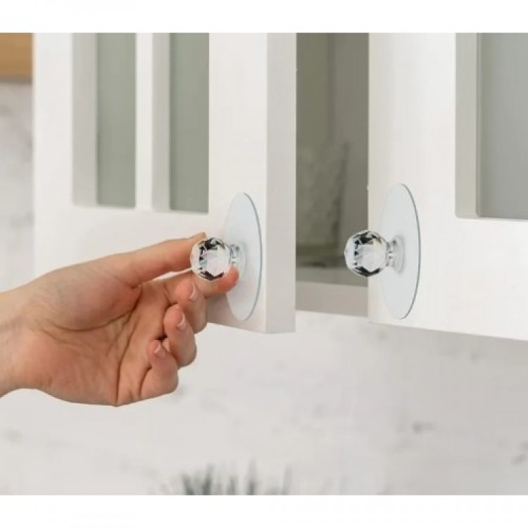 Crystal-Look Handle Set