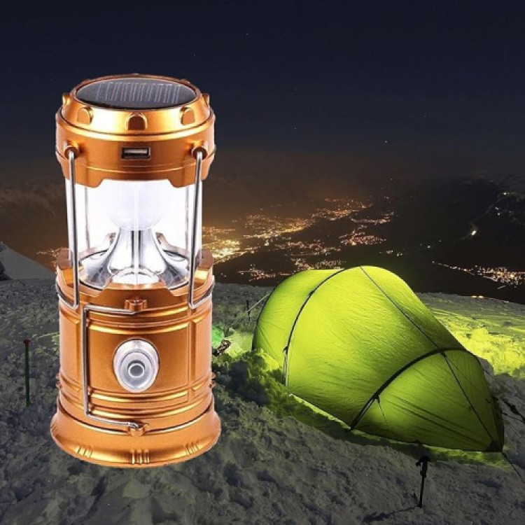 Solar-Powered Multi-Function Camping Lantern Solar-Powered Multi-Function Camping Lantern