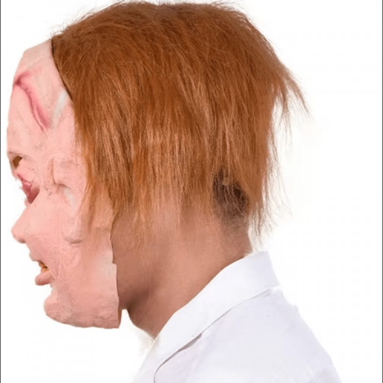 Chucky Hair Latex Mask