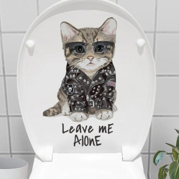 Decohandy Toilet Seat Cover Leave Me Alone Decohandy Toilet Seat Cover Leave Me Alone