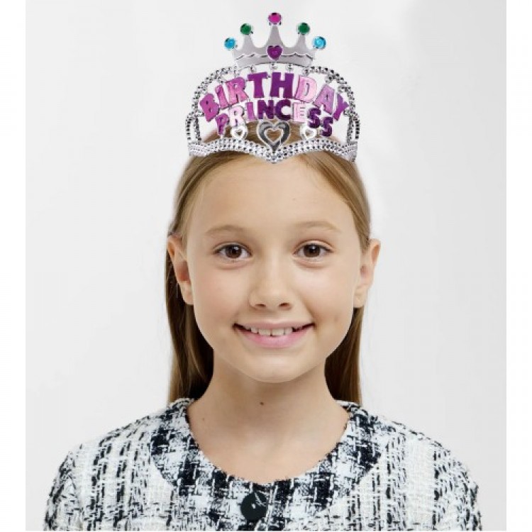 Birthday Princess Printed Children's Party Crown