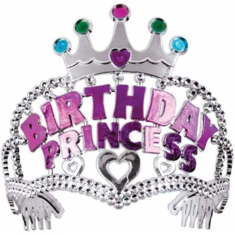 Birthday Princess Printed Children's Party Crown