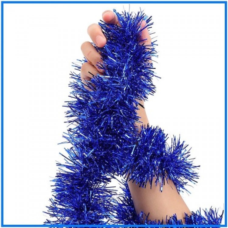 Glitter Party Decoration 2 Meters Blue